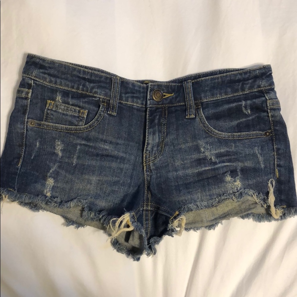 Denim shorts